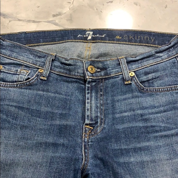 7 For All Mankind Skinny Jeans - Picture 2 of 3